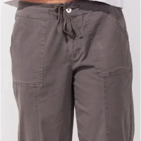 HABITAT  navy cotton pants.NWT 128$ drawstring,zipper,pockets,utility,coastal - Picture 14 of 16